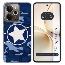 Funda Silicona para Realme 14 5G / 14T 5G diseño Camuflaje 03 Dibujos