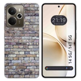 Funda Silicona para Realme 14 5G / 14T 5G diseño Ladrillo 02 Dibujos