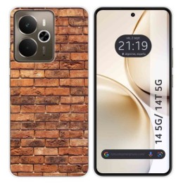 Funda Silicona para Realme 14 5G / 14T 5G diseño Ladrillo 04 Dibujos