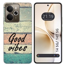 Funda Silicona para Realme 14 5G / 14T 5G diseño Madera 01 Dibujos