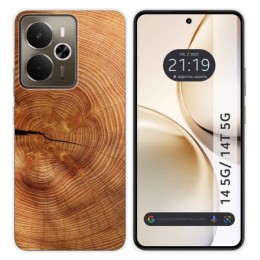 Funda Silicona para Realme 14 5G / 14T 5G diseño Madera 04 Dibujos