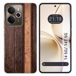 Funda Silicona para Realme 14 5G / 14T 5G diseño Madera 05 Dibujos