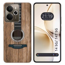 Funda Silicona para Realme 14 5G / 14T 5G diseño Madera 11 Dibujos
