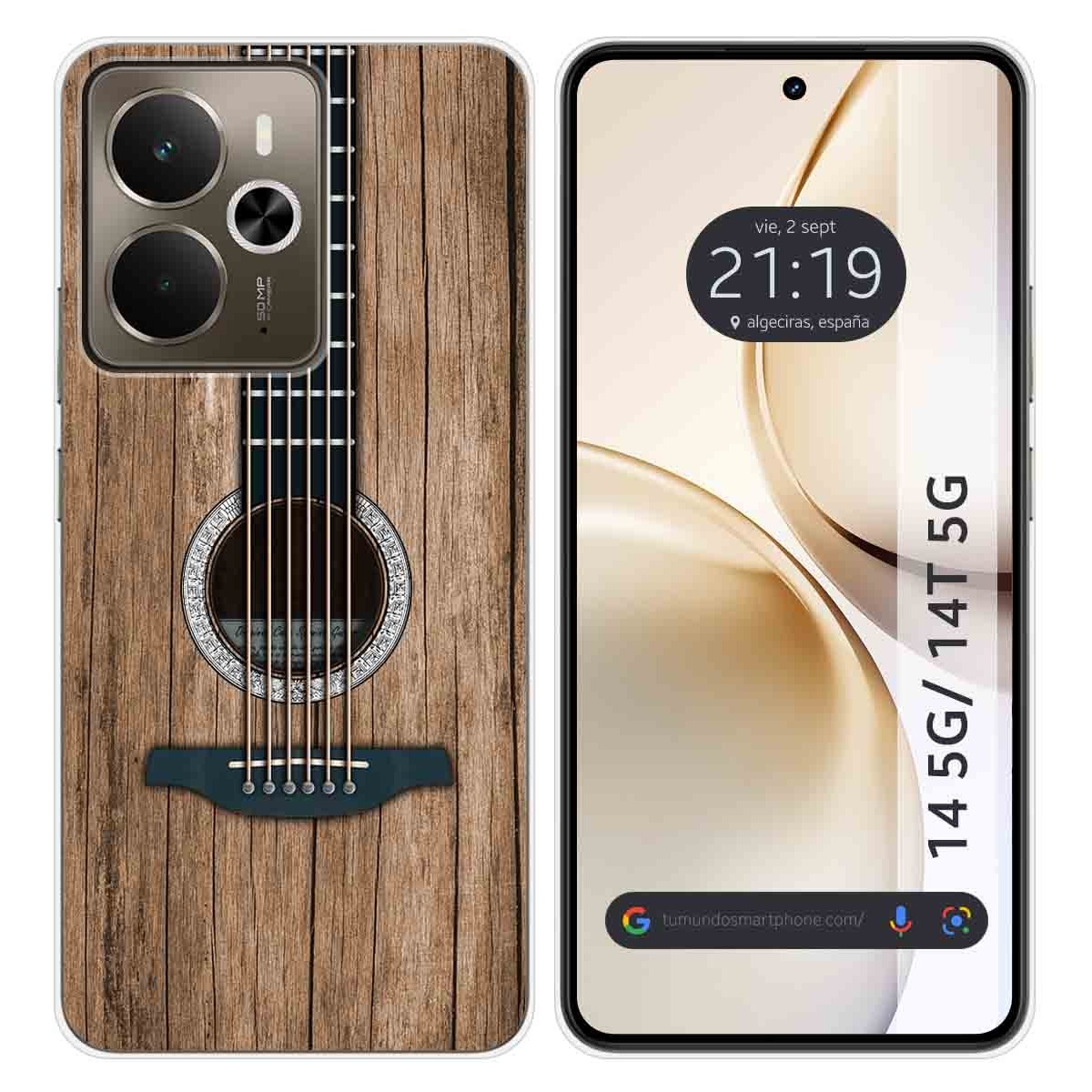 Funda Silicona para Realme 14 5G / 14T 5G diseño Madera 11 Dibujos