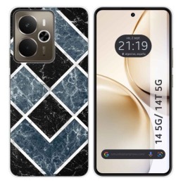 Funda Silicona para Realme 14 5G / 14T 5G diseño Mármol 06 Dibujos