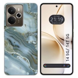 Funda Silicona para Realme 14 5G / 14T 5G diseño Mármol 09 Dibujos
