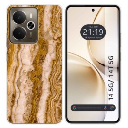 Funda Silicona para Realme 14 5G / 14T 5G diseño Mármol 10 Dibujos