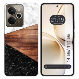 Funda Silicona para Realme 14 5G / 14T 5G diseño Mármol 11 Dibujos