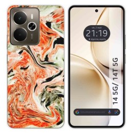 Funda Silicona para Realme 14 5G / 14T 5G diseño Mármol 12 Dibujos