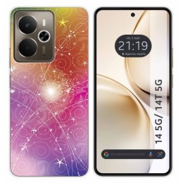 Funda Silicona para Realme 14 5G / 14T 5G diseño Abstracto Dibujos