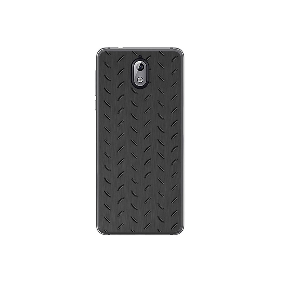 Funda Gel Tpu para Nokia 3.1 (2018) Diseño Metal Dibujos
