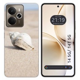 Funda Silicona para Realme 14 5G / 14T 5G diseño Concha Dibujos