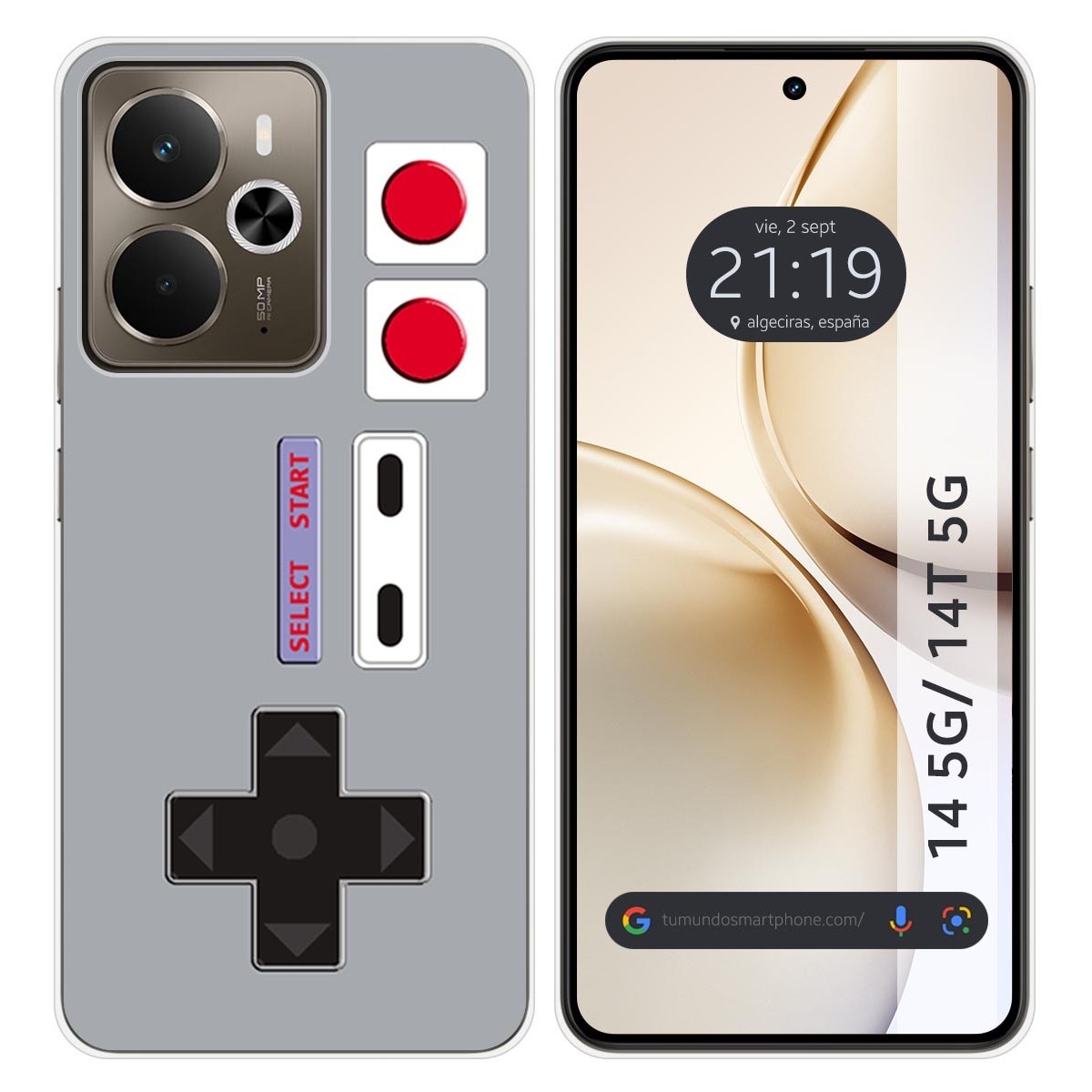 Funda Silicona para Realme 14 5G / 14T 5G diseño Consola Dibujos