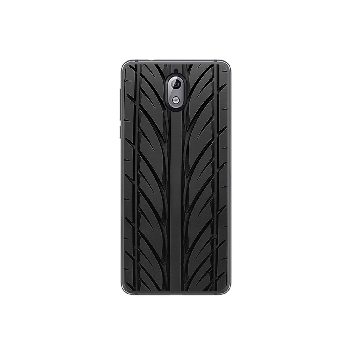 Funda Gel Tpu para Nokia 3.1 (2018) Diseño Neumatico Dibujos