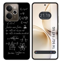 Funda Silicona para Realme 14 5G / 14T 5G diseño Formulas Dibujos