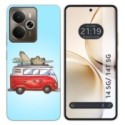 Funda Silicona para Realme 14 5G / 14T 5G diseño Furgoneta Dibujos