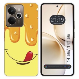 Funda Silicona para Realme 14 5G / 14T 5G diseño Helado Vainilla Dibujos