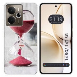 Funda Silicona para Realme 14 5G / 14T 5G diseño Reloj Dibujos