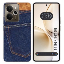 Funda Silicona para Realme 14 5G / 14T 5G diseño Vaquero Dibujos
