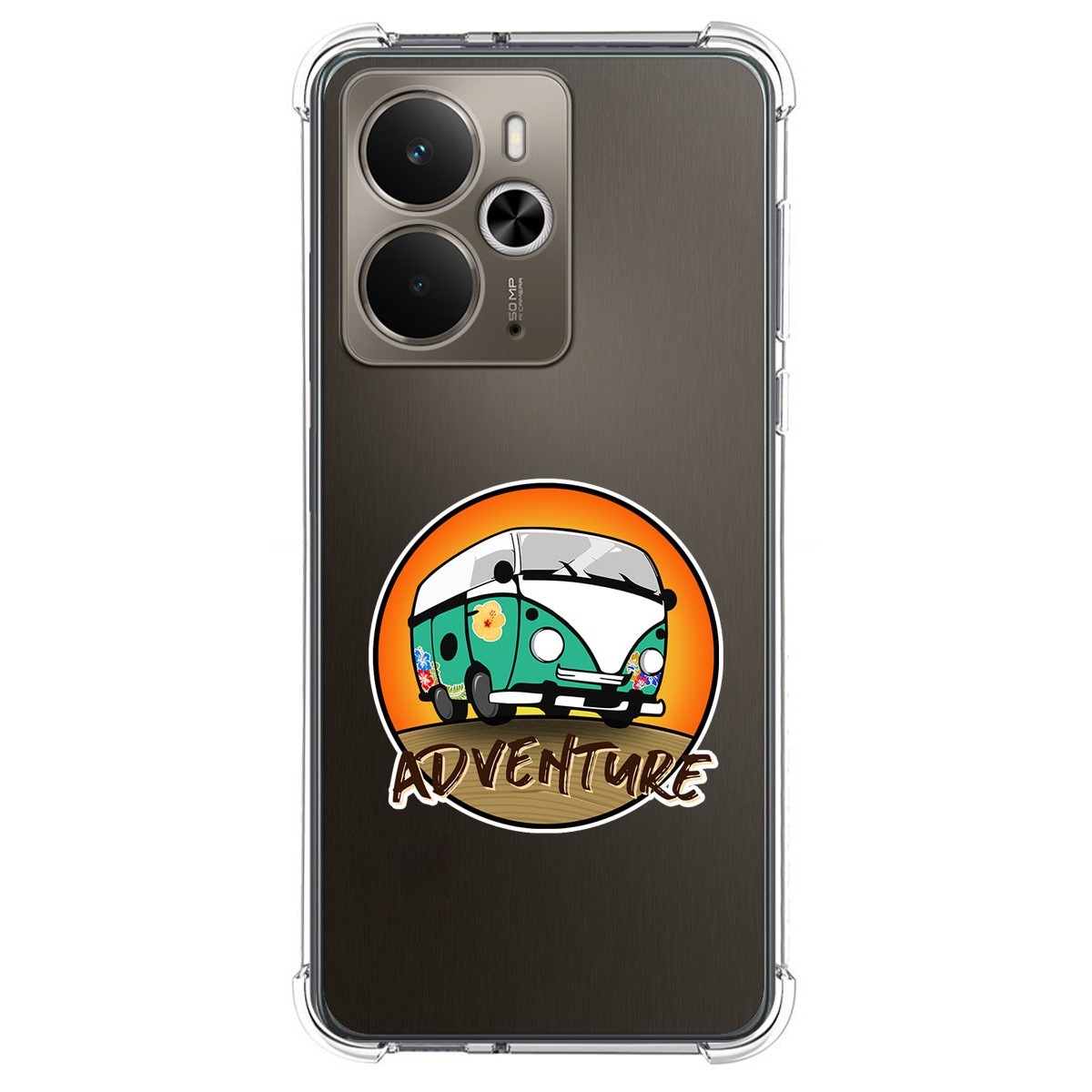 Funda Silicona Antigolpes para Realme 14 5G / 14T 5G diseño Adventure Dibujos