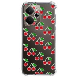 Funda Silicona Antigolpes para Realme 14 5G / 14T 5G diseño Cerezas Dibujos