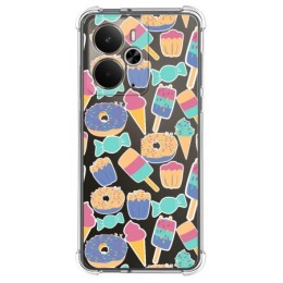 Funda Silicona Antigolpes para Realme 14 5G / 14T 5G diseño Dulces 02 Dibujos