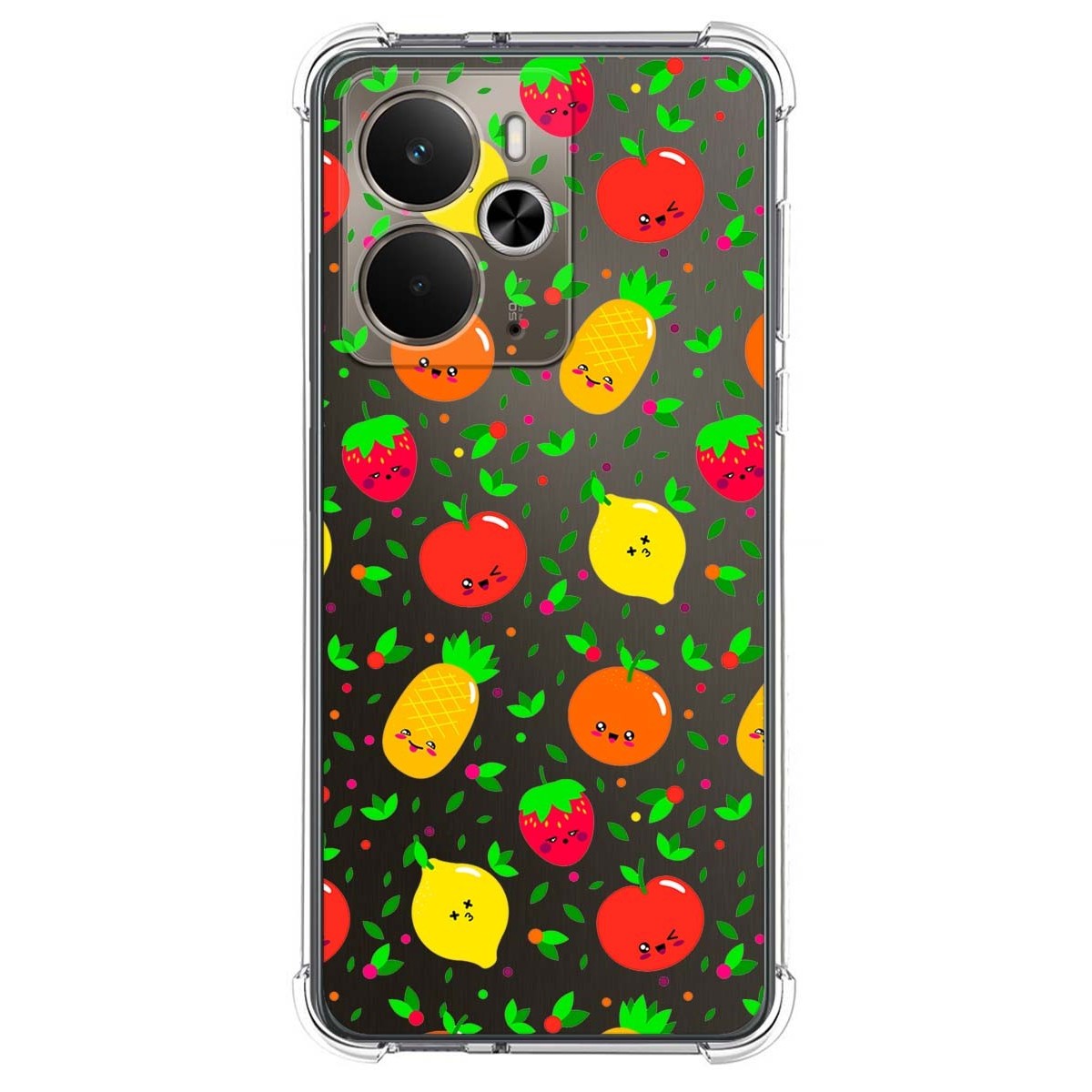 Funda Silicona Antigolpes para Realme 14 5G / 14T 5G diseño Frutas 01 Dibujos
