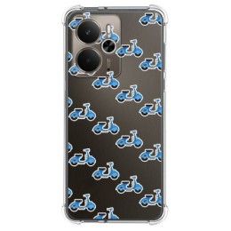 Funda Silicona Antigolpes para Realme 14 5G / 14T 5G diseño Scooter Dibujos