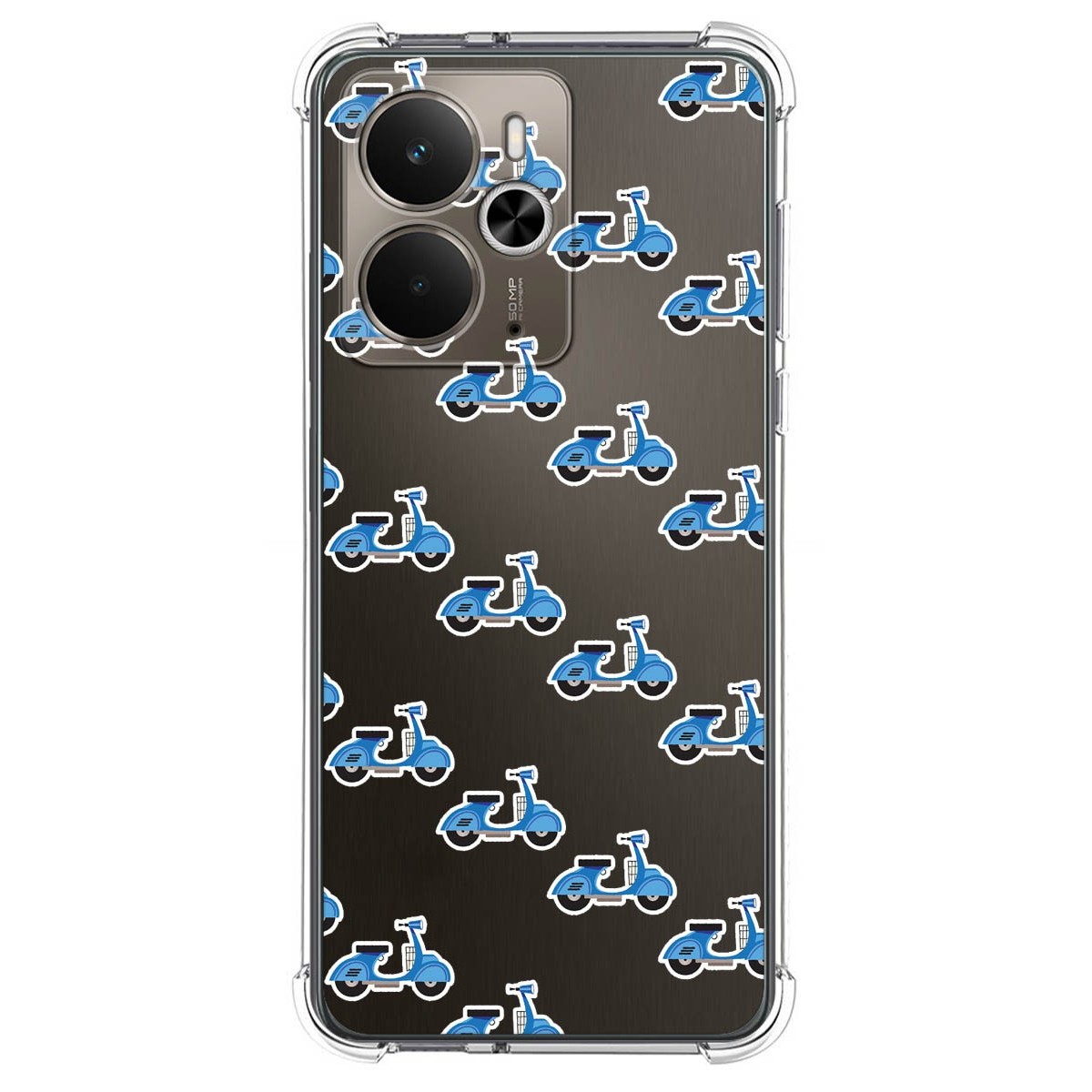 Funda Silicona Antigolpes para Realme 14 5G / 14T 5G diseño Scooter Dibujos