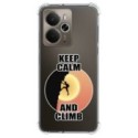 Funda Silicona Antigolpes para Realme 14 5G / 14T 5G diseño Hombre Escalada Dibujos