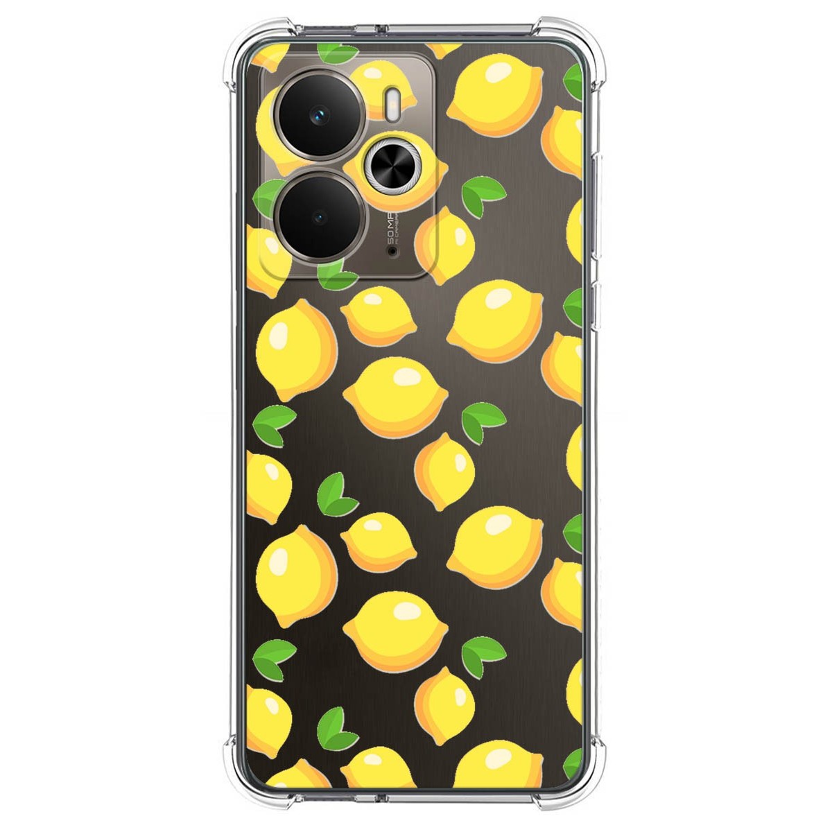 Funda Silicona Antigolpes para Realme 14 5G / 14T 5G diseño Limones Dibujos