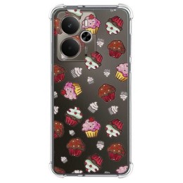 Funda Silicona Antigolpes para Realme 14 5G / 14T 5G diseño Muffins Dibujos