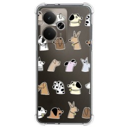 Funda Silicona Antigolpes para Realme 14 5G / 14T 5G diseño Perros Dibujos