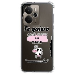 Funda Silicona Antigolpes para Realme 14 5G / 14T 5G diseño Vaca Dibujos