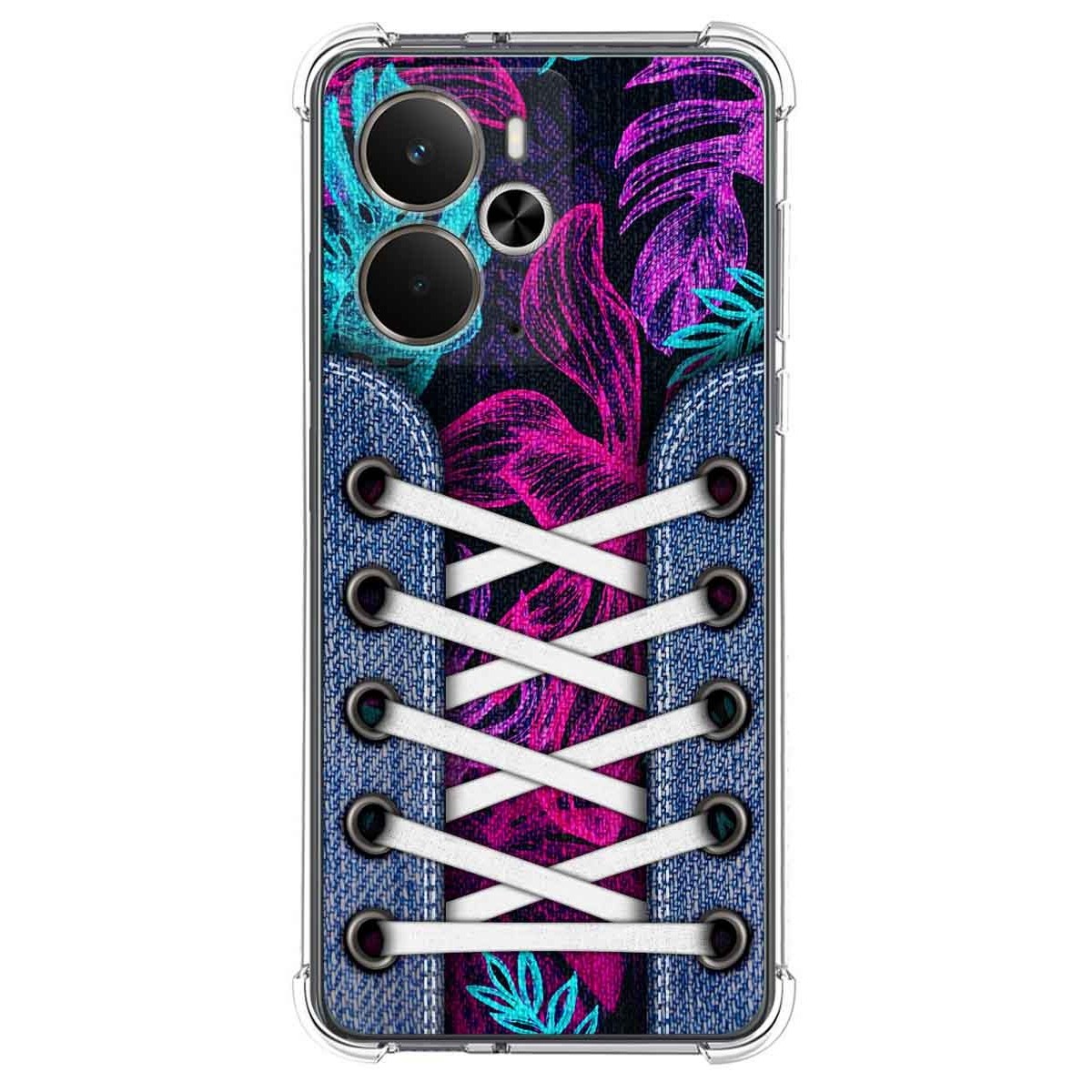 Funda Silicona Antigolpes para Realme 14 5G / 14T 5G diseño Zapatillas 07 Dibujos