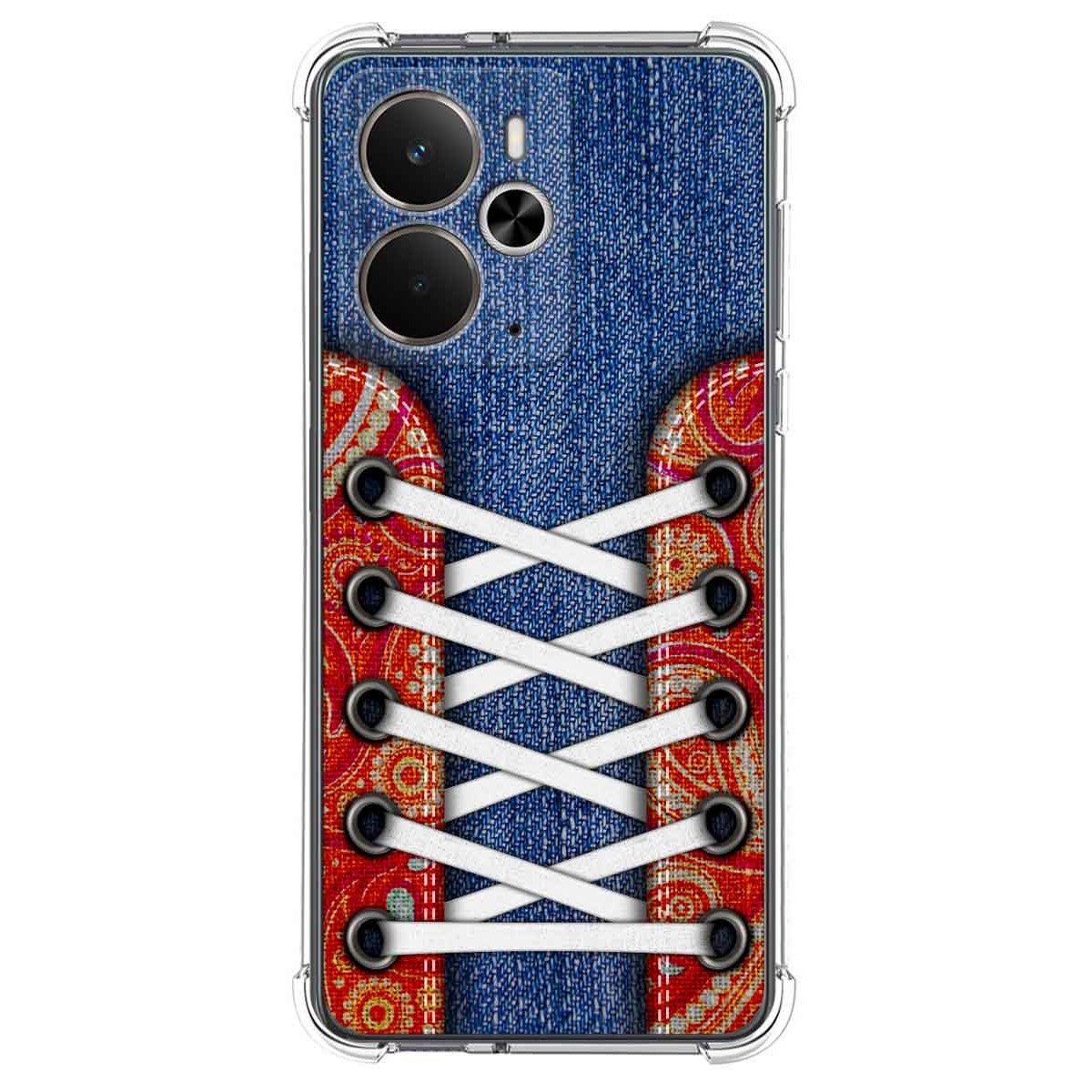 Funda Silicona Antigolpes para Realme 14 5G / 14T 5G diseño Zapatillas 11 Dibujos