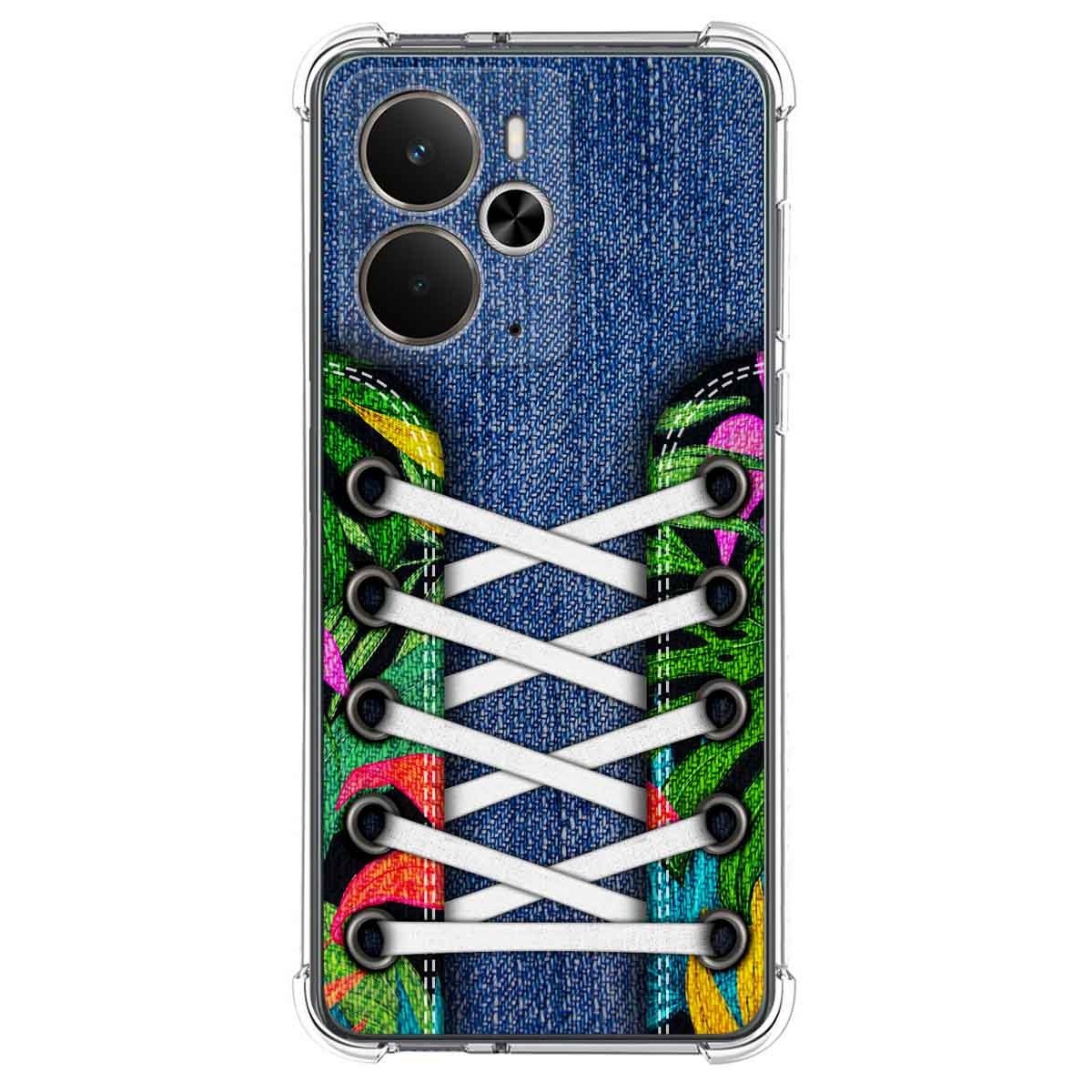 Funda Silicona Antigolpes para Realme 14 5G / 14T 5G diseño Zapatillas 13 Dibujos