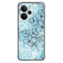 Funda Silicona Antigolpes para Realme 14 5G / 14T 5G diseño Flores 03 Dibujos