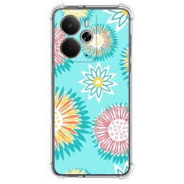 Funda Silicona Antigolpes para Realme 14 5G / 14T 5G diseño Flores 05 Dibujos