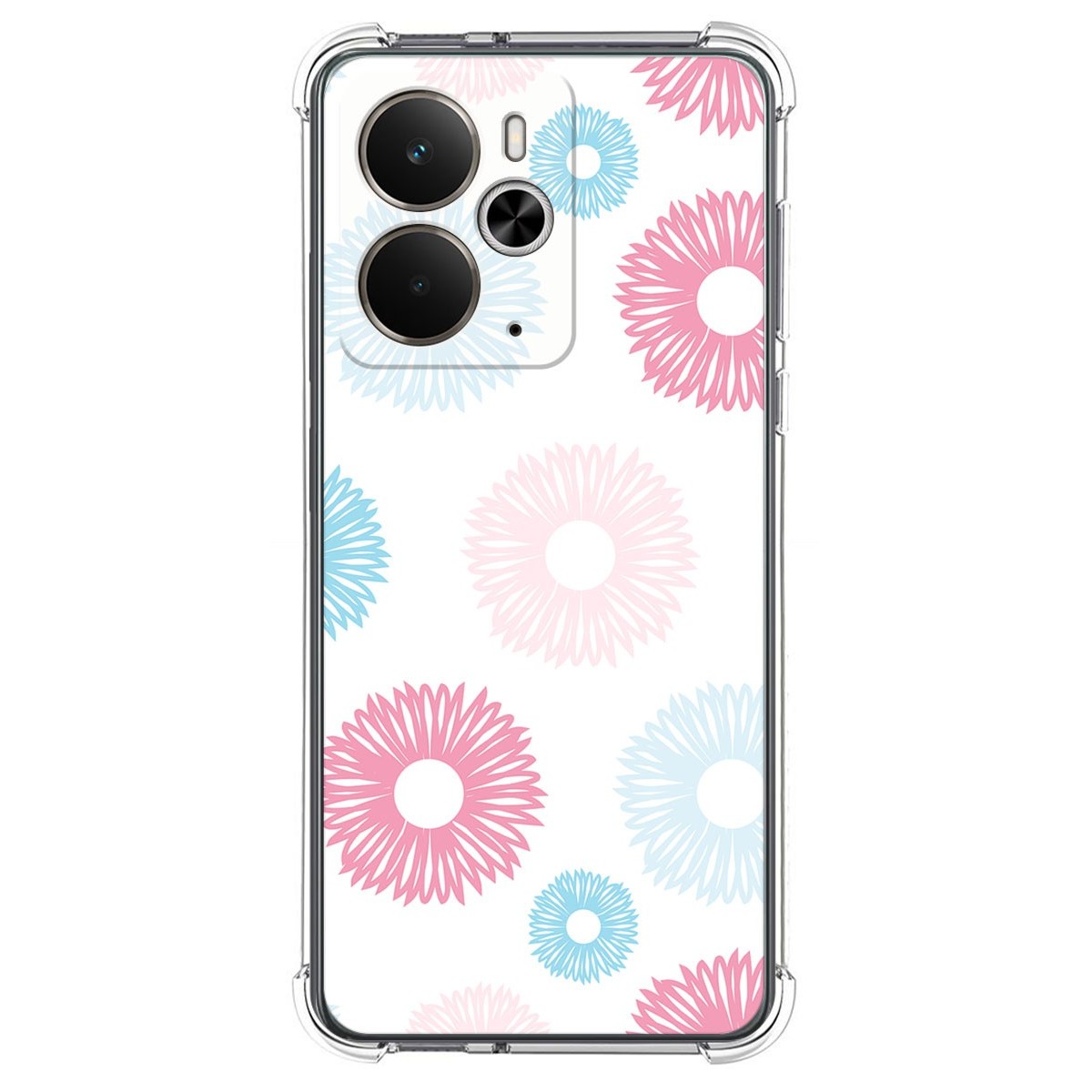Funda Silicona Antigolpes para Realme 14 5G / 14T 5G diseño Flores 06 Dibujos