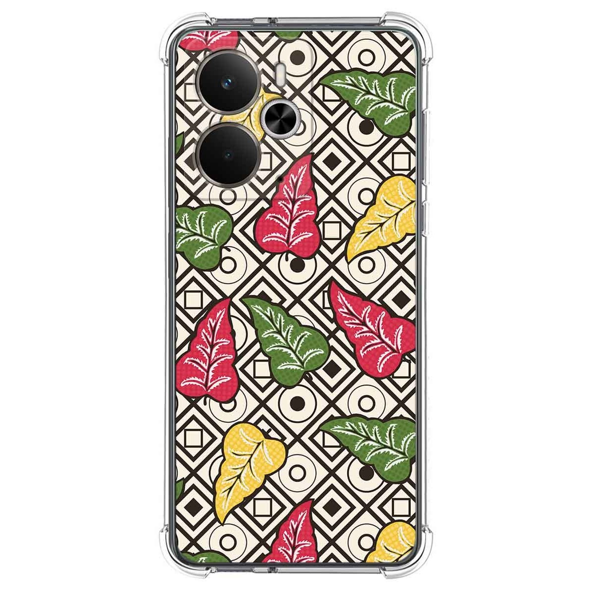 Funda Silicona Antigolpes para Realme 14 5G / 14T 5G diseño Flores 11 Dibujos