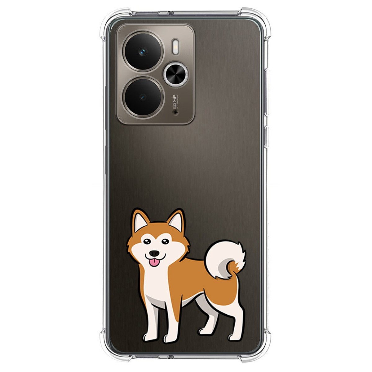 Funda Silicona Antigolpes para Realme 14 5G / 14T 5G diseño Perros 02 Dibujos