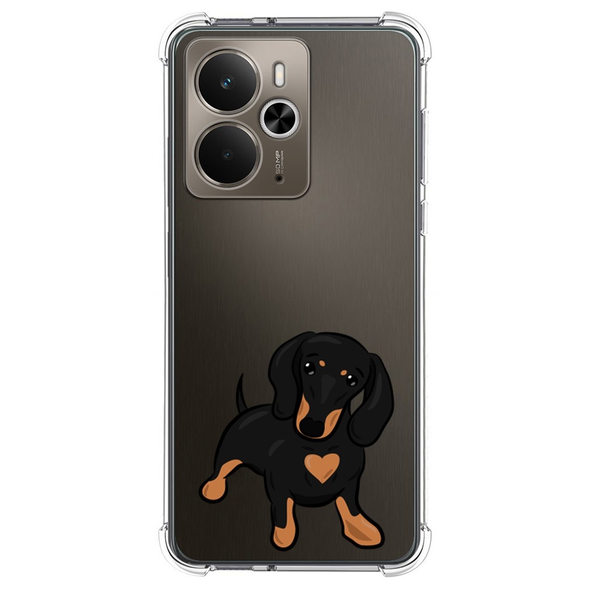 Funda Silicona Antigolpes para Realme 14 5G / 14T 5G diseño Perros 04 Dibujos