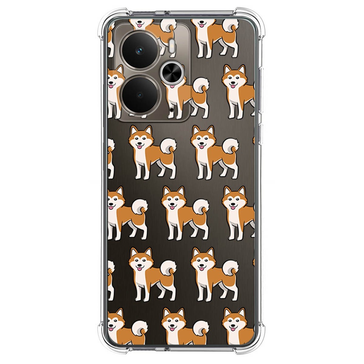 Funda Silicona Antigolpes para Realme 14 5G / 14T 5G diseño Perros 08 Dibujos