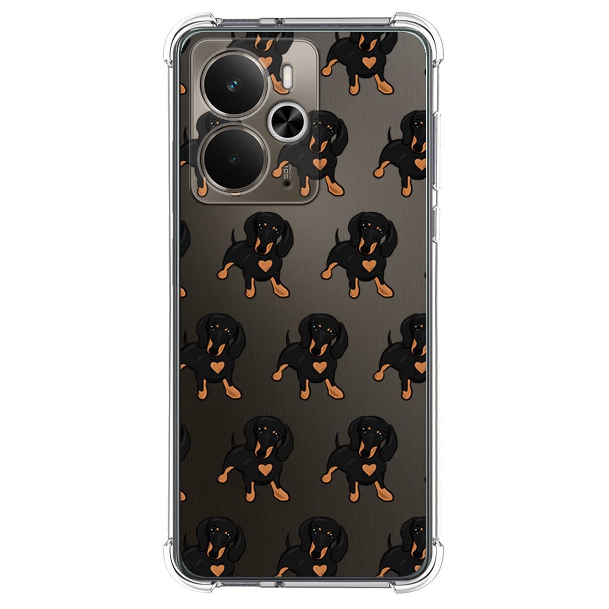 Funda Silicona Antigolpes para Realme 14 5G / 14T 5G diseño Perros 10 Dibujos