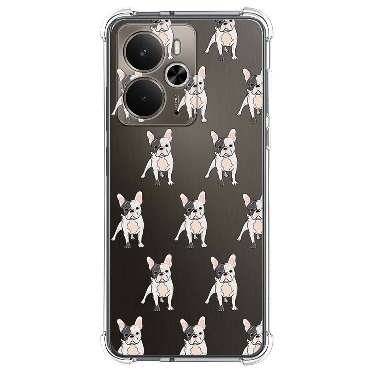 Funda Silicona Antigolpes para Realme 14 5G / 14T 5G diseño Perros 12 Dibujos