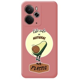 Funda Silicona Líquida Rosa para Realme 14 5G / 14T 5G diseño Culo Natural Dibujos