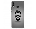 Funda Gel Tpu para Huawei P Smart Plus Diseño Barba Dibujos