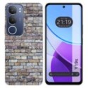 Funda Silicona para Vivo Y19s diseño Ladrillo 02 Dibujos