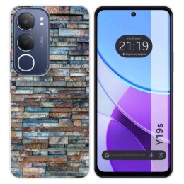 Funda Silicona para Vivo Y19s diseño Ladrillo 05 Dibujos